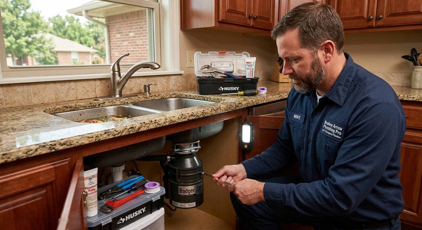 garbage disposal broken arrow plumbing pro