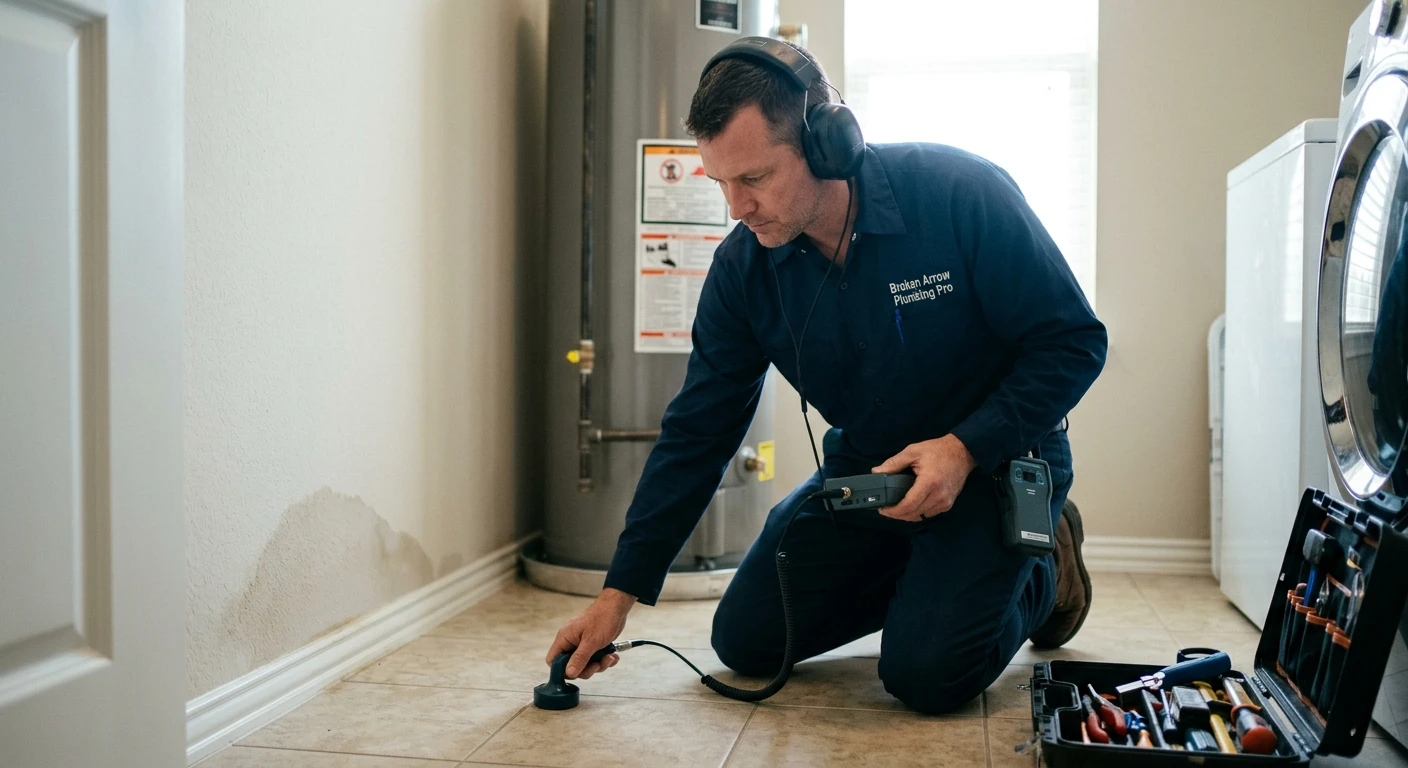 leak detection and repair Broken Arrow Plumbing Pro
